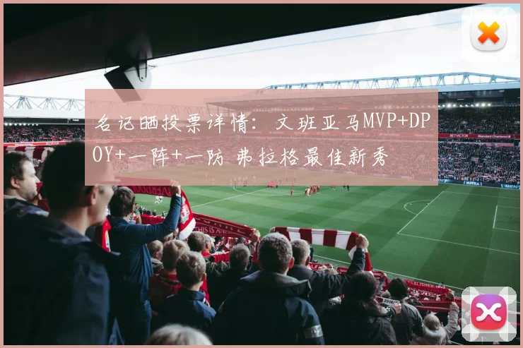 名记晒投票详情：文班亚马MVP+DPOY+一阵+一防 弗拉格最佳新秀